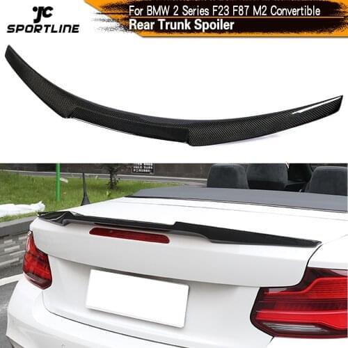 Car Rear Trunk Spoiler Boot Lip Wing for BMW 2 Series F23 Standard M Sport F87 M2 Convertible 2014 - 2021 Carbon Fiber Spoiler