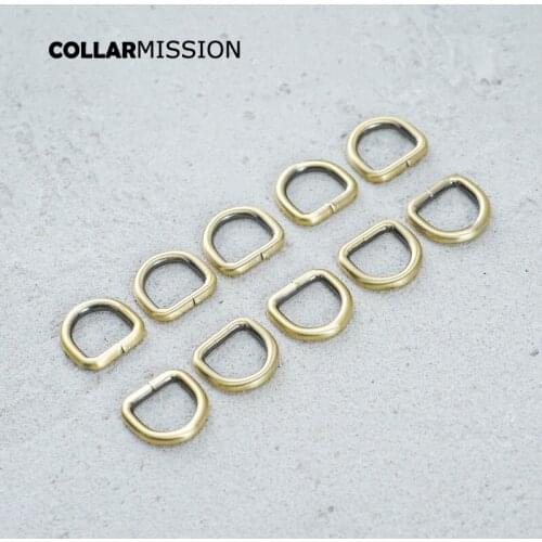 D-shaped buckle 15mm webbing DIY dog collar straps Bags backpack pet products accessories Zinc Alloy plated metal buckle DK15QT