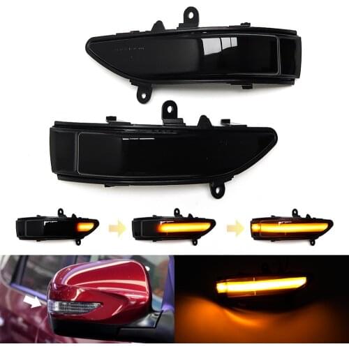 For Subaru Forester 2011-13 Outback Legacy Tribeca LED Dynamic Turn Signal Light Side Mirror Light Sequential Blinker Indicator