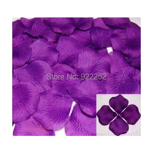 Artificial Silk Rose petal,fake fabric flower petals in purple,DIY Favor Decoration Accessories for Carpet,weddings,party