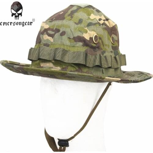 Emersongear MCAD Boonie Hat Military Tactical Army Adjustable Anti-scrape Airsoft Combat Gear Camouflage Hat MCBK MCTP