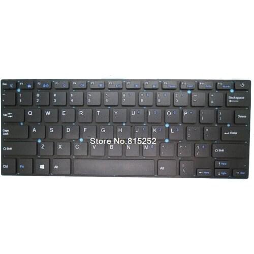 Laptop Keyboard For Fusion5 LapBook T90B+ Pro black without frame United States US