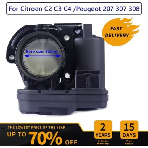 52mm Throttle Body Sensor for Citroen C2/C3/C4 Berlingo Xsara Picasso 1.6 16V PEUGEOT 307 1.6 16V 0280750164,1635Z8,163637