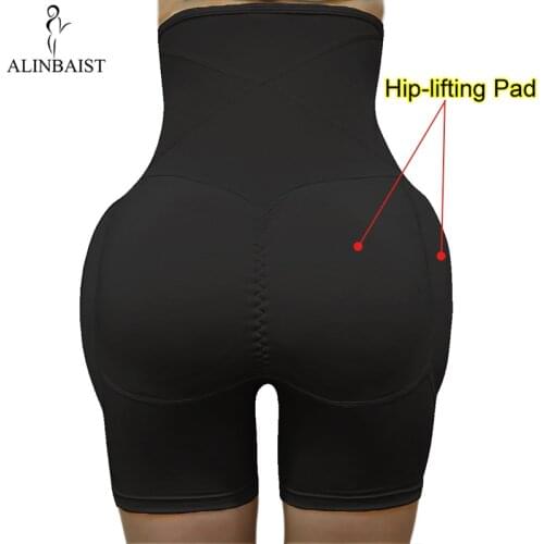 High Waist Tummy Control Panties Stomach Hip Pad Firm Control Shapewear Body Shaper Butt Lifters Bodysuit Booty Butt Enhancer