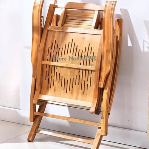 Recliner home balcony leisure rocking chair bamboo rocking chair adult adults nap lazy simple elderly easy chair