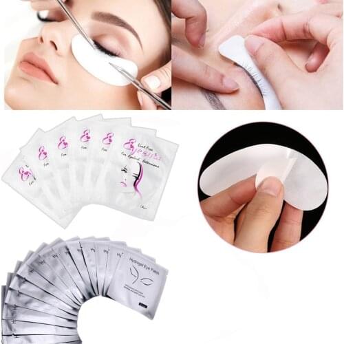 NEWCOME Dropship Lint Free Eye Gel Pads Eyelashes Paper Patches Stickers Patches under Eyes Pad for 3D Eyelash Extensions Cilia