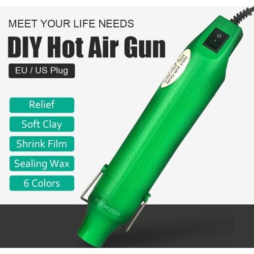 US/EU Plug DIY Hot Air Gun Power Phone Repair Tool Hair Dryer Soldering Supporting Seat Shrink Plastic Air Heat Gun 300W