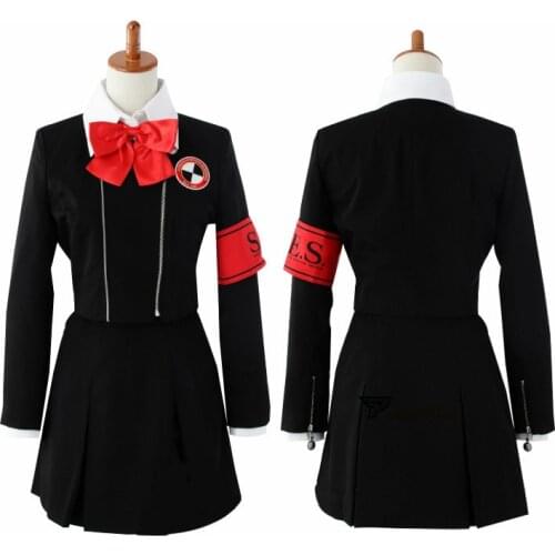 Shin Megami Tensei Persona 3 Mitsuru Kirijo Chihiro Fushimi School Uniform Cosplay Costume