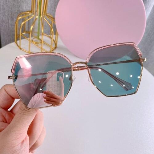 Stainless Steel Polarized Sunglasses for Women Designer Custom Outdoor Trend Sun Glasses for Summer Lunette De Soleil Femme New