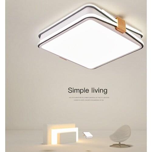 Modern Minimalist LED Chandelier Light For Living Dining Room Bedroom Foyer Hall Wardrobe Indoor Warm Home Lamp Remote Control