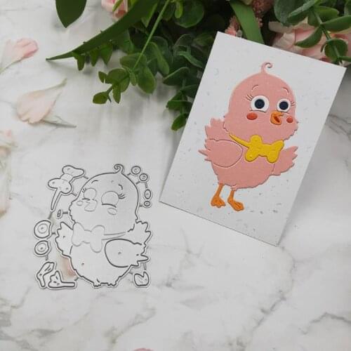 Chick Metal Cutting Dies Stencil Scrapbooking DIY Album Stamp Paper Card Emboss H58C