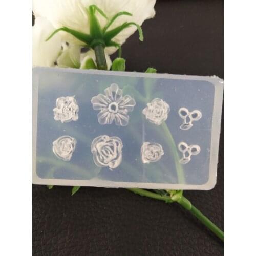 2017 Mold transparent Epoxy Resin Jewelry molds for jewelry Nail Art Decoration DIY Design Nail Tool S-1