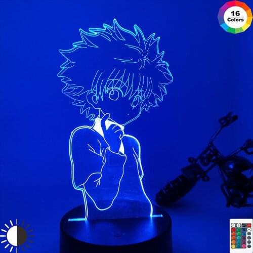 3d Night Lamp Anime Hunter X Hunter for Kids Child Bedroom Decor Nightlight Dropshipping Manga Gift Hunter X Hunter Night Light