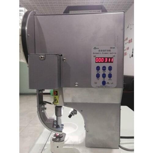 Free Shipping automatic grommet eyelet machine for flex banner/ tarpaulin/ tent/ X banner