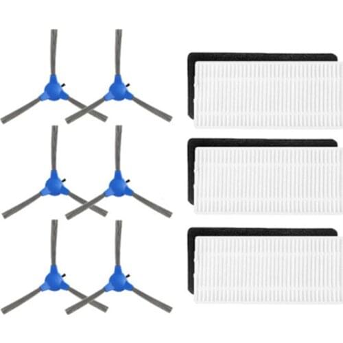 Side Brush Dust HEPA Filter Brushes Kits for Conga 1090 Robotic Vacuum Cleaner Spare Parts Accessories