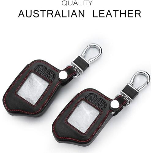 Handsewn Genuine Leather Case For Scher-Khan Magicar 13 14 m110as The Case For Keyring Alarm Keychain Cover