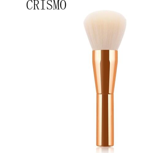 CRISMO Big Head Soft Hair Makeup Brushes Powder Foundation Make Up Brush Cosmetics Rose Gold Handle Fashion Makeup Tools