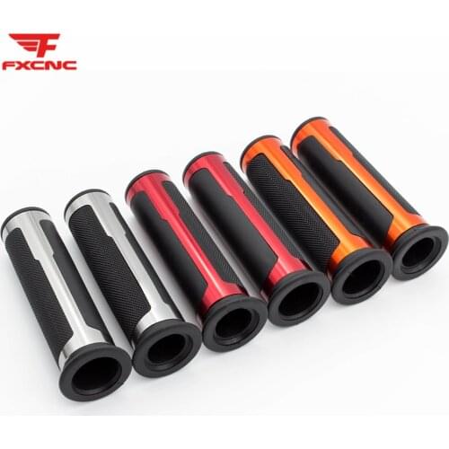 Hot 22MM 25MM Rubber Motorbike Grip Handlebar Motorcycle Handle Grips Universal For Yamaha Honda Suzuki Kawasaki Aprilia Ducati
