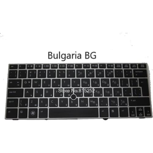 Laptop Keyboard For HP EliteBook 2170p JAPAN JP/ Spanish SP/Bulgaria BG 693362-291 693362-071 693362-261 677590-261 677590-291