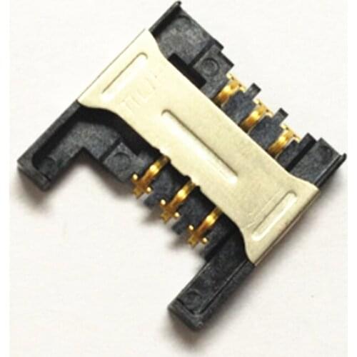 MUP C-742 6P Chip Environmental Protection Mobile Phone Card holder, connector Sim memory card holder