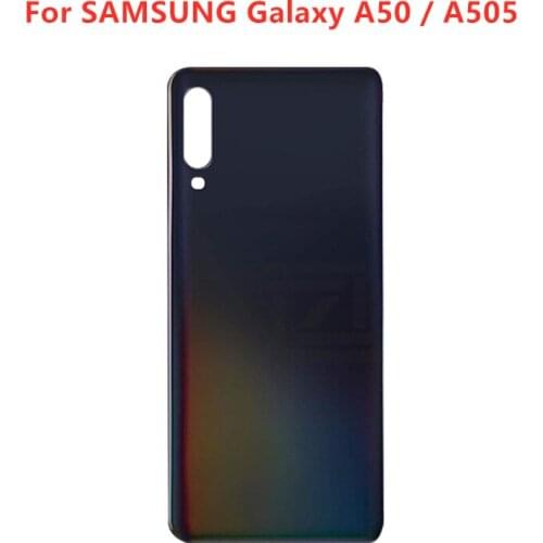 For SAMSUNG Galaxy A50 A505 2019 Back Battery Cover Door Rear plastic soft Housing Case Replace For SAMSUNG A50 Battery Cover