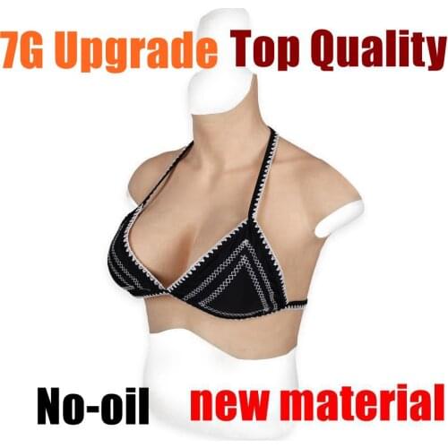 7G New Upgrade Top Quality Fake Artificial Boob Realistic Silicone Breast Forms Crossdresser Shemale Transgender Drag Queen