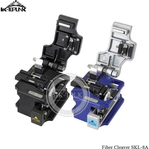 New Fiber Cleaver SKL-8A Cable Cutting Knife FTTH Fiber Optic Knife Tools Cutter High Precision Fiber Cleavers 16 Surface Blade