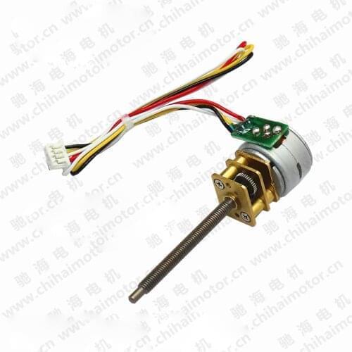 Monitor PTZ diameter 15mm,, GM12-15BY all-metal miniature deceleration stepper motor, stepping motor, two-phase four-wire motor