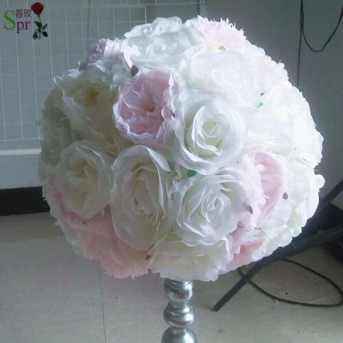 2019 SPR wedding table centerpiece flower ball road lead artificial flore wedding backdrop flower arrangement decorations