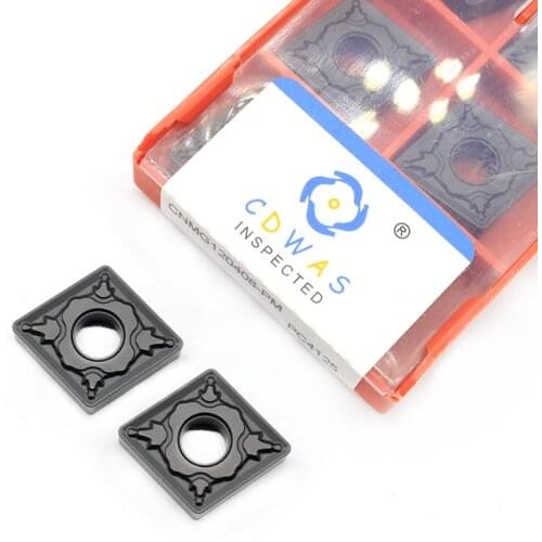 High quality CNMG120408 PM PC4125 carbide insert for steel External Turning tool CNC Lathe cutter tool CNMG 120408