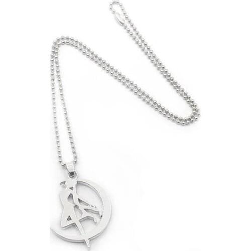 INS Harajuku Style Vintage Pretty Girl Warrior Moon Hare Pendant Hip Hop Cool Earth Cool Disco Necklace