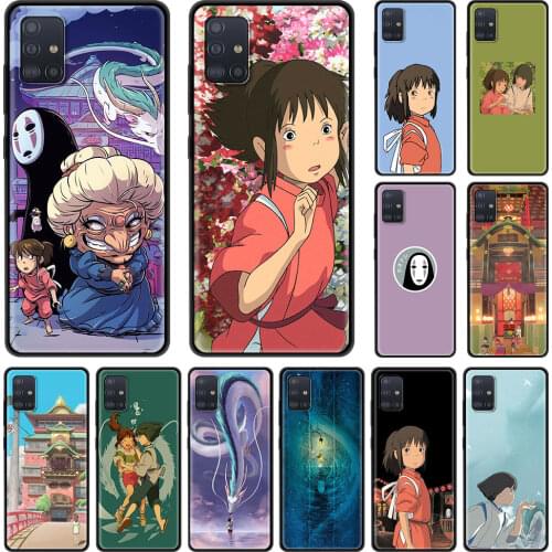 Japan Anime chihiro Spirited Away Silicon Phone Case for Samsung Galaxy A51 A71 A21S A12 A11 A31 A52 A41 A32 5G A72 A02S Cover