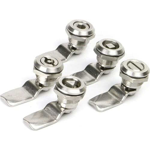 1set 22mm installation Power distribution cabinet lock panel lock 304 stainless steel lock, cam cabinet lock,, tin box