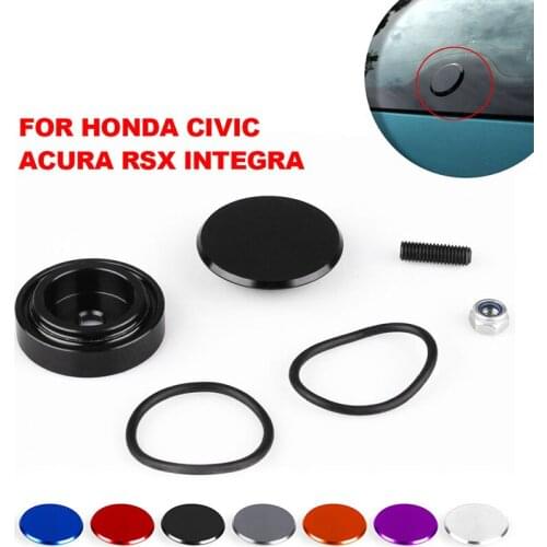 1 Set Aluminum Car Rear Wiper Delete Kit Plug Cap for Honda Universal Car Accessories QC0112