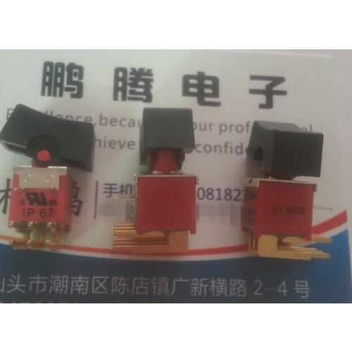 1PCS Taiwan-made Deliwei Q24A rocker rocker switch bent foot 6 feet 2 gear power supply 1A250VAC 3A120V