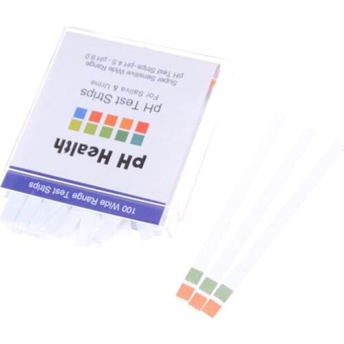 100pcs Household PH Test Strip Indicator LH Test Paper For Water Saliva and Urine Testing Measuring Pregnancy