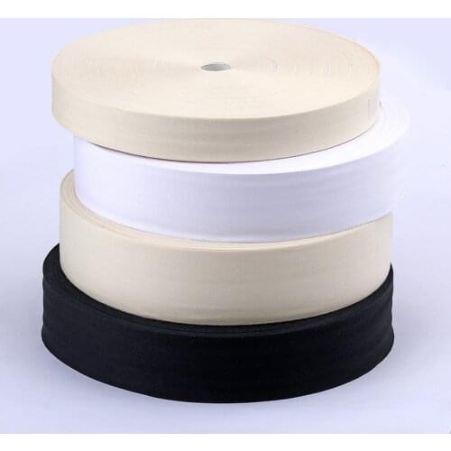100YARD 10/15/20/25/30/35mm Cotton Webbings High Tenacity Bag Belt Lable Ribbons Sewing Tape Bias Binding DIY Crafts