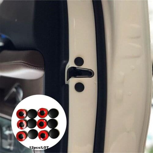 12pcs Car Door Lock Screw Protector Cover For Daewoo Matiz Nexia Nubira Sens Tosca Winstorm