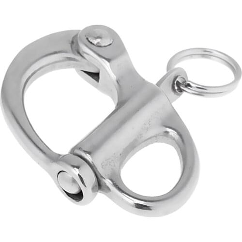 32mm~92mm 304 STAINLESS STEEL SWIVEL SNAP SHACKLE - MARINE/BOAT/SAILING/YACHT/CARAVAN/RIGGING High Polished For Sleek Appearance