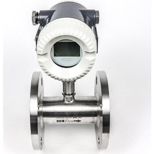 4-20ma Pulse Output Turbine Flow Meter For Milk Sanitary Tri-clamp Connection