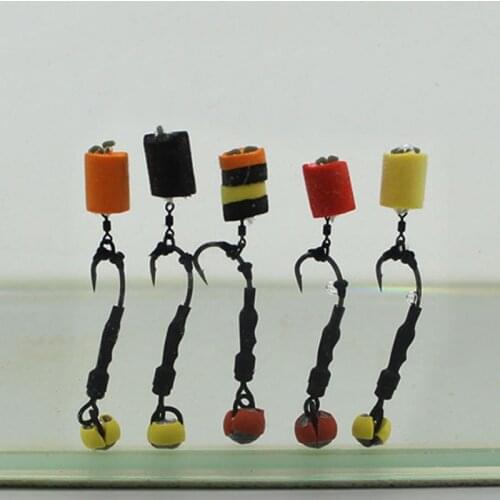 5PCS Carp Fishing Accessories Foam Stick for Zig Rig Carp Fishing Hair Chod Ronnie Rig Pop UP Boilies Tackle Equipment