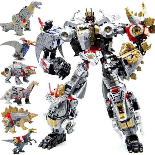 BMB NBK 6 in 1 Anime Transformation Toys Devastator COOL KO G1 Robot dinosaur Movie Action Figure Car Model kids boy toys gift