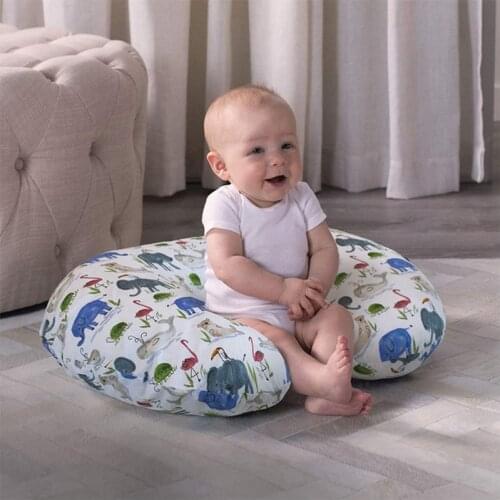 Newborn Baby Nursing Pillow Case Floral Pattern Slipcover Maternity Breastfeeding U-Shaped Pillowcase Feeding Milk Cushion Cover