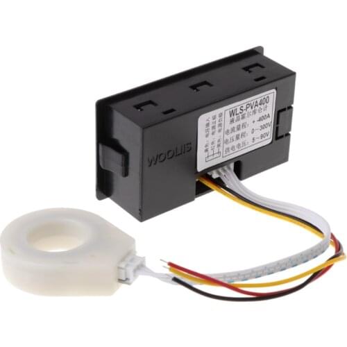 DC300V 100A 200A 400A Hall Effect Coulometer Digital Voltmeter Ammeter Sensor