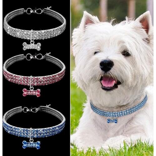 Dog Collar Free Personalized Pet Dog Tag Necklace Collar Puppy Cat Nameplate ID Collars Adjustable For Small Dogs Engrave Text