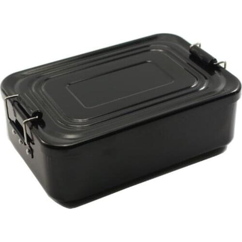 Joshock Aluminum Lunch Box Outdoor Lunch Box Bento Box Aluminum Outdoor Portable Military Lunch Box Camping Cooking Cookware