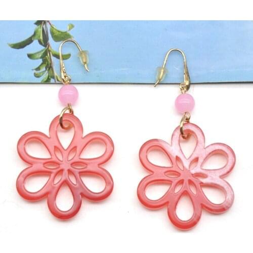 2018 Pendientes Mujer Earing Jewelry Earings Fashion Flower Drop Long Earrings For Women Bohemia Cute Earring India Brincos