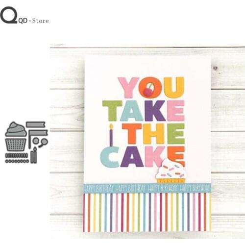 Small Cake Metal Cutting Dies Scrapbooking Handmade Tools DIY Card Make Mould Model Craft Decoration New 2021 Wholesale