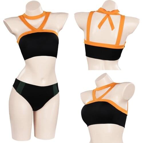 My Hero Academia Bakugou Katsuki Cosplay Costume Swimwear Outfits Halloween Carnival Suit