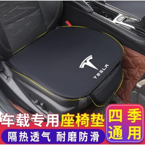 Model3 Car Seat Pad Set Driver Front Rear Seat Cushion Covers For Tesla Model 3 2020 Breathable Protector for Model Y X S